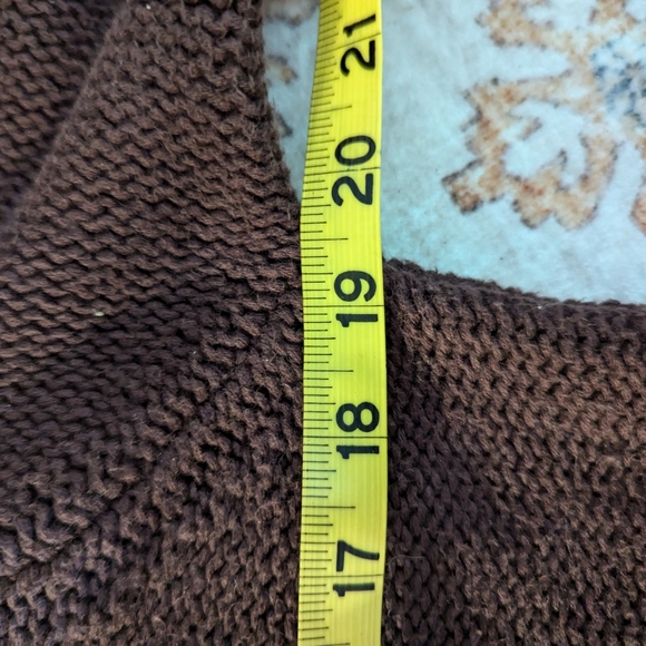 Chunky Chocolate brown sweater - Picture 6 of 6